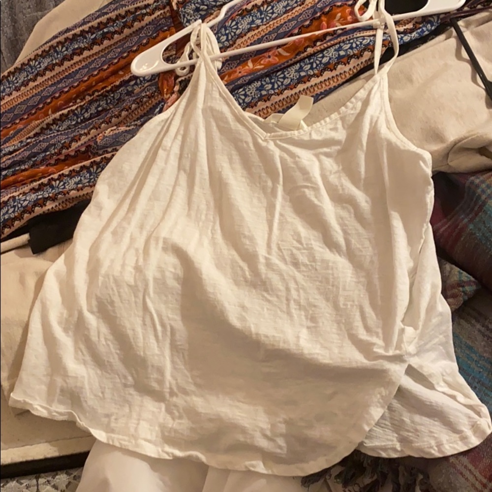White tank top